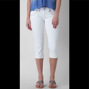 Miss Me Cuffed Capri Sz 25